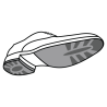 Patin + Bonbout (talon) chaussures plates